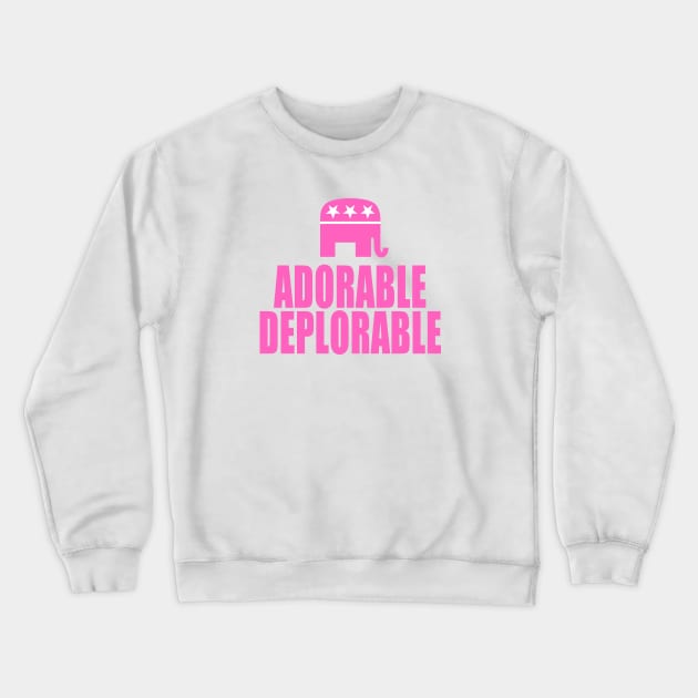 Adorable Deplorable Crewneck Sweatshirt by Etopix